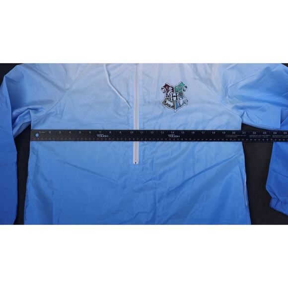 HARRY POTTER HOGWARTS Jacket/Wind Breaker. Light Weight Rain 1/2 Zip X-Small. - Picture 9 of 14
